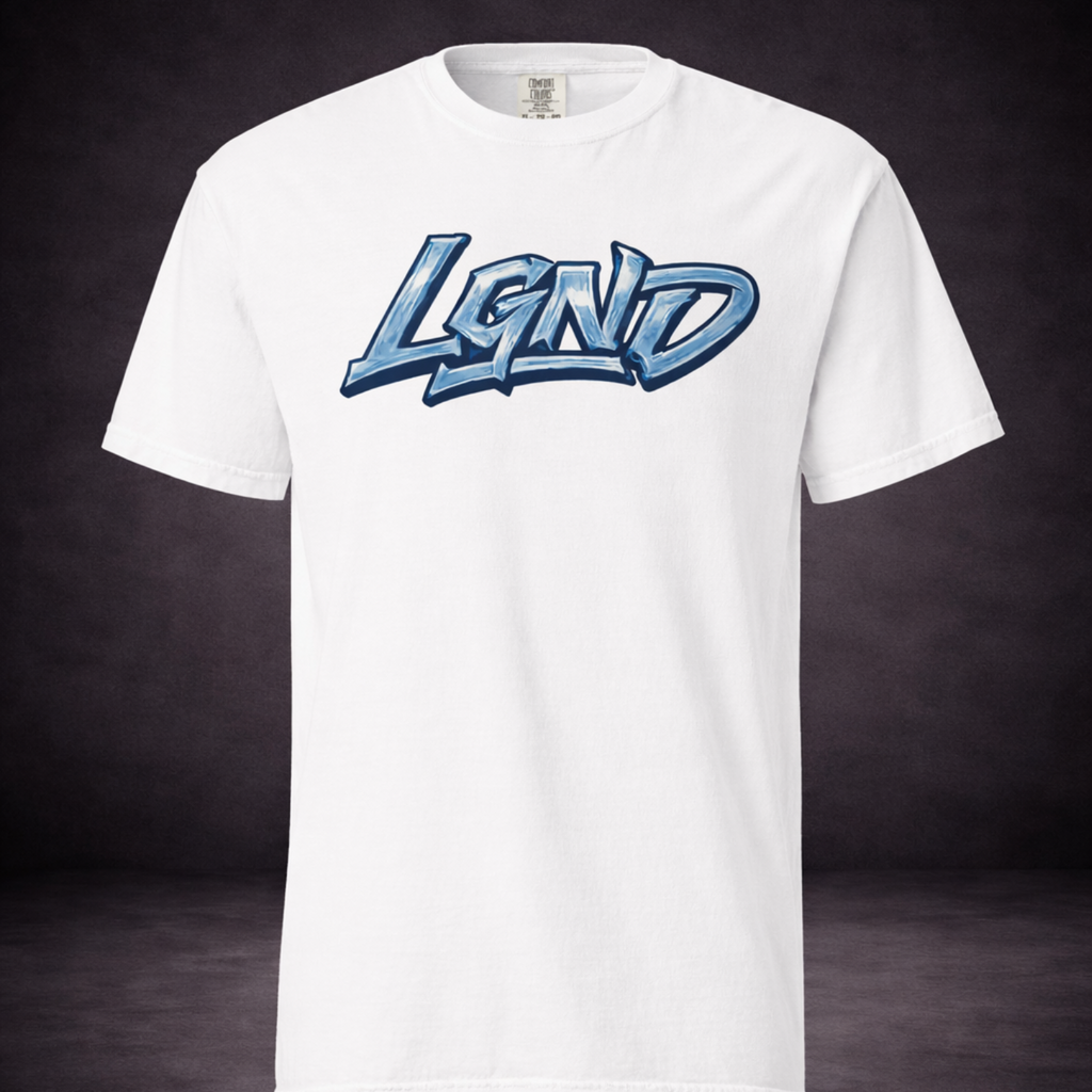 Never Surrender T-Shirt (WhiteBlue) | Legacy-Inspired Streetwear by LGND