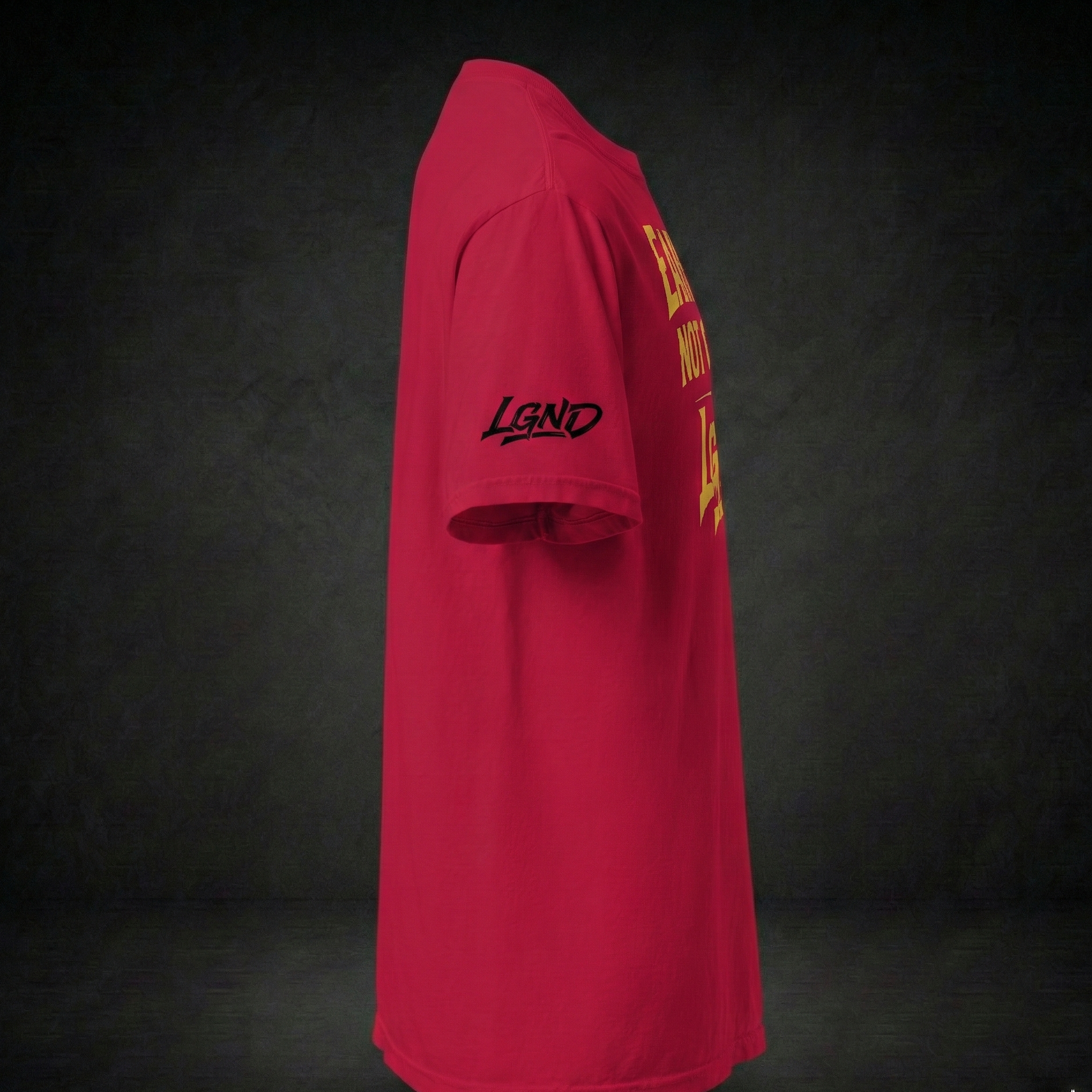 Earned Not Given T-Shirt (Red) | Legacy-Inspired Streetwear by LGND