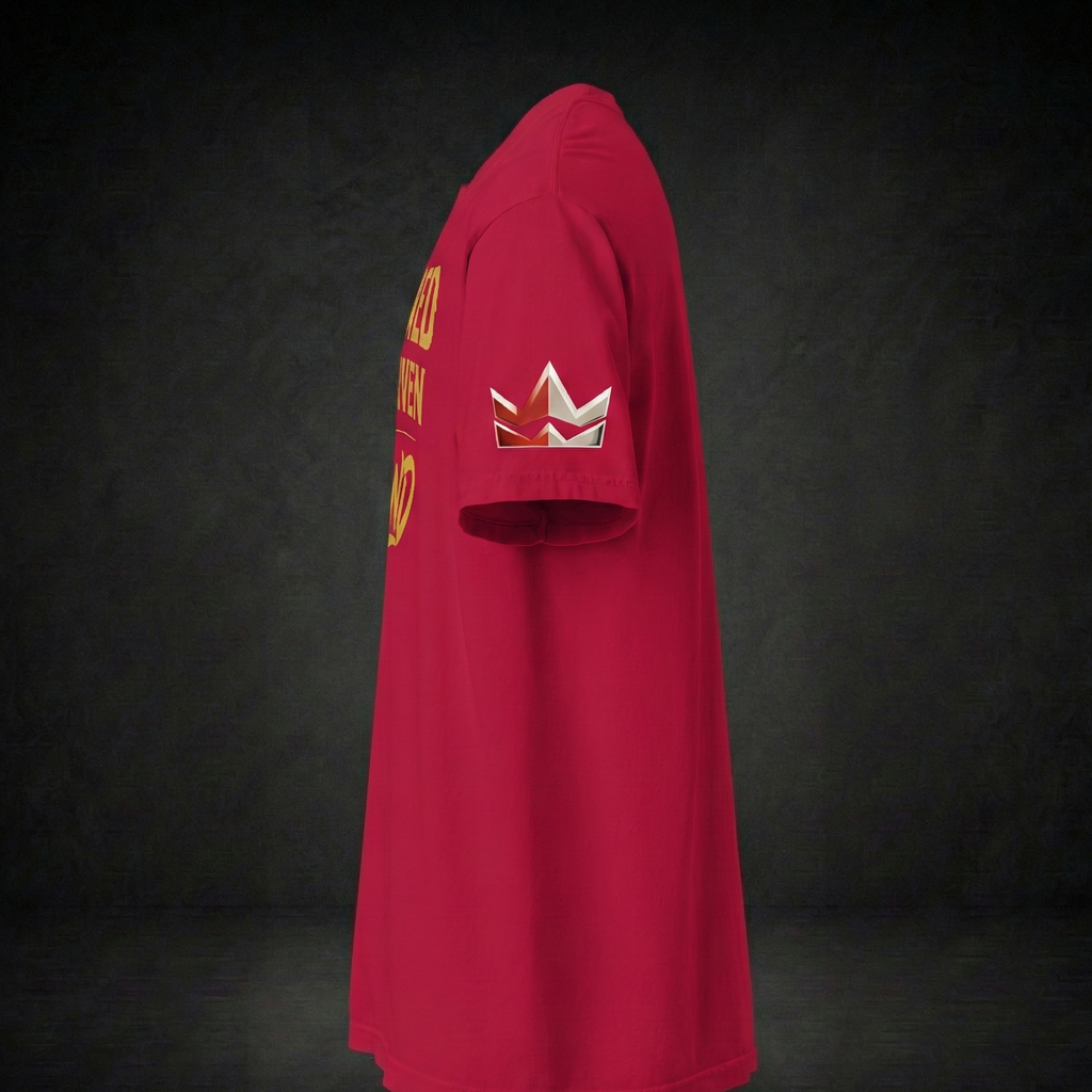 Earned Not Given T-Shirt (Red) | Legacy-Inspired Streetwear by LGND