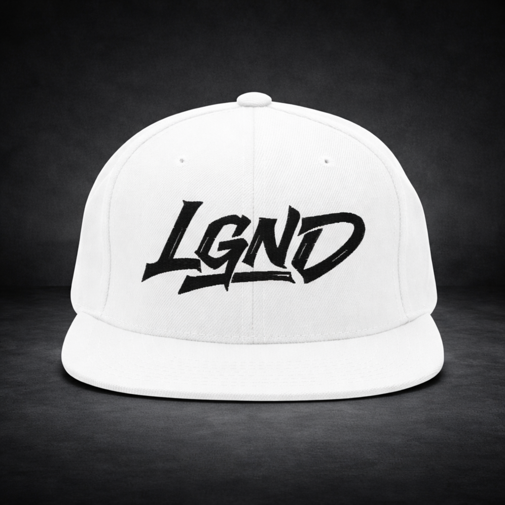 LGND Snapback (White) | Legacy-Inspired Streetwear by LGND