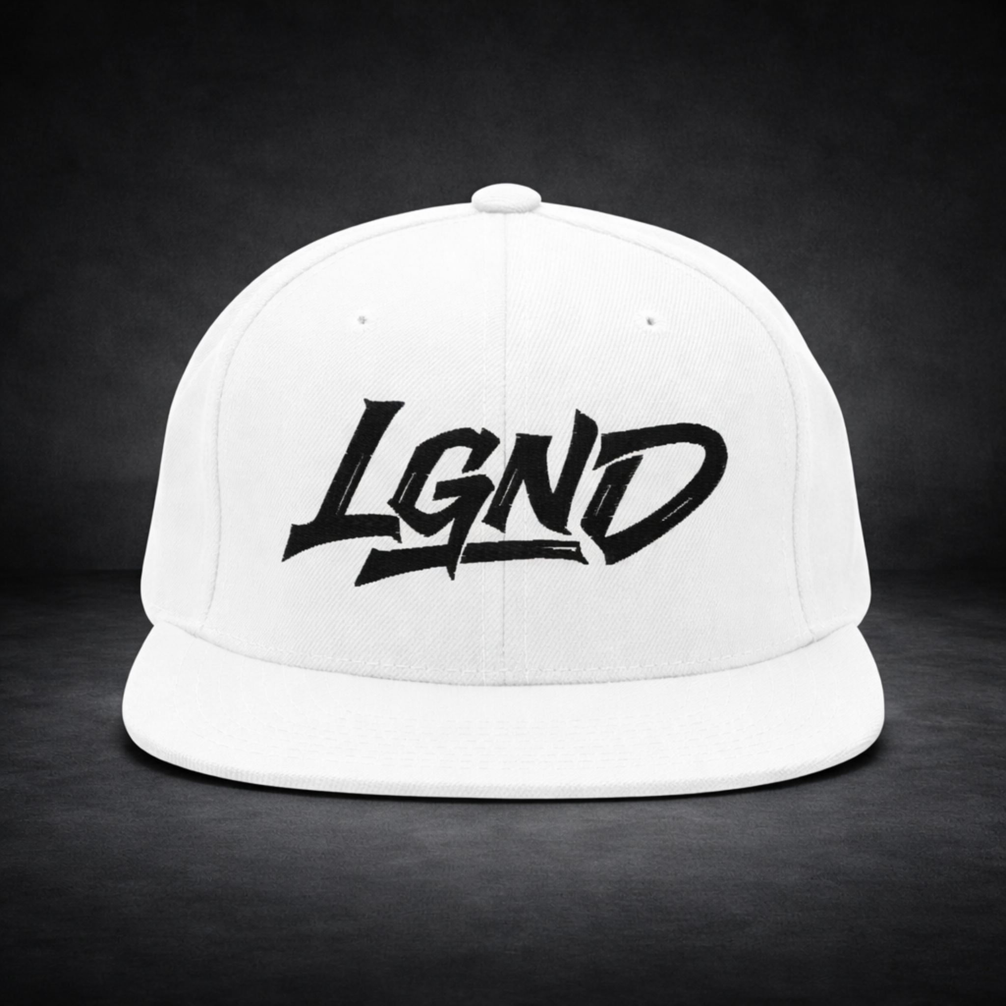 LGND Snapback (White) | Legacy-Inspired Streetwear by LGND