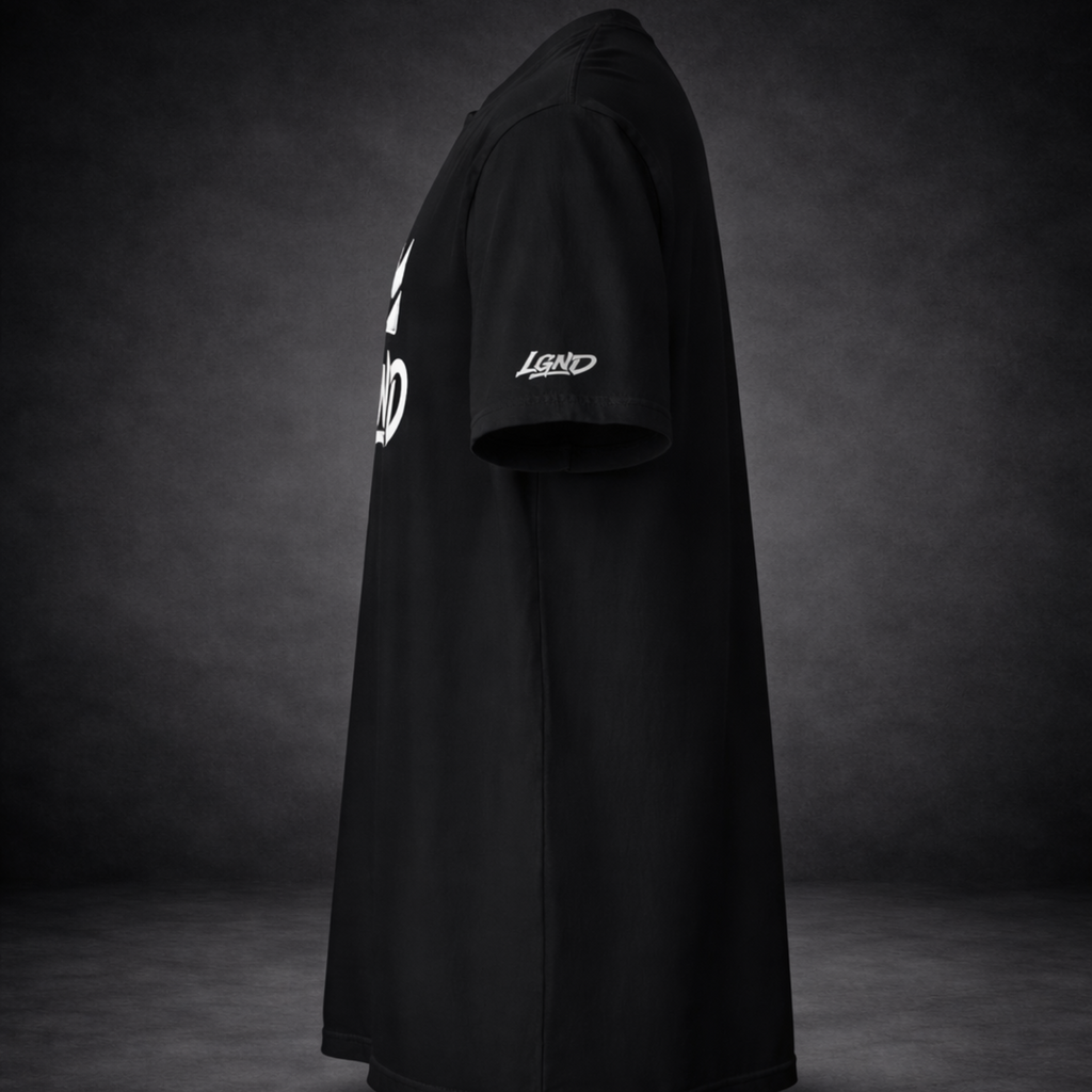 LGND T-Shirt (Black) | Legacy-Inspired Streetwear by LGND