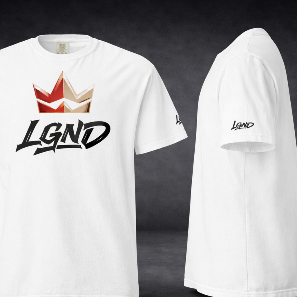 LGND T-Shirt (White) | Legacy-Inspired Streetwear by LGND