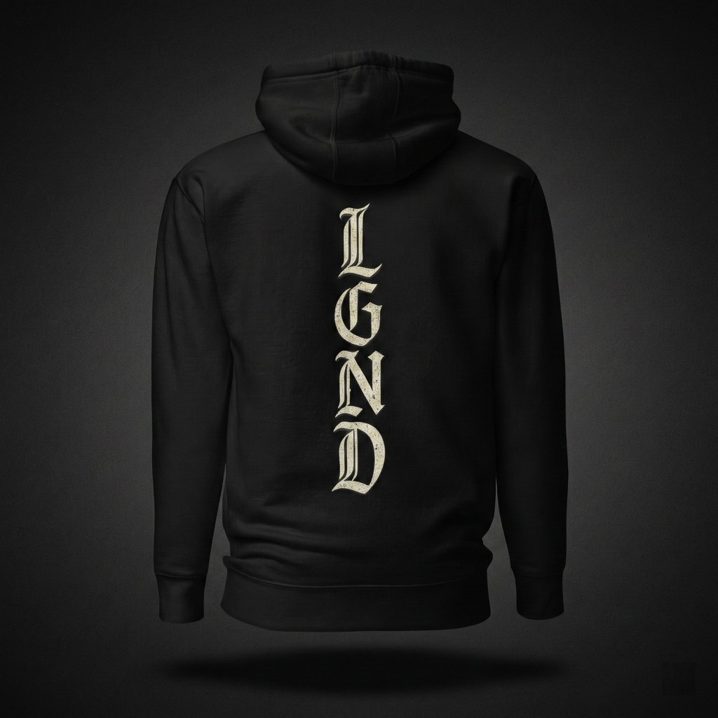 Built in the Dark Hoodie (Black) | Legacy-Inspired Streetwear by LGND