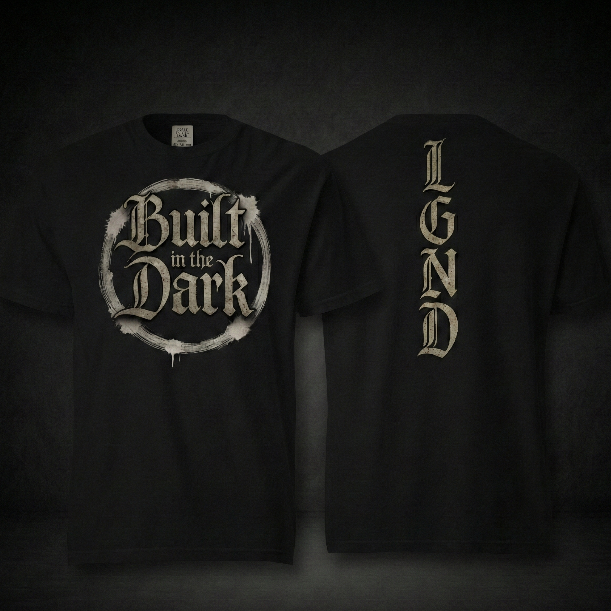 Built in the Dark T-Shirt (Black) | Legacy-Inspired Streetwear by LGND