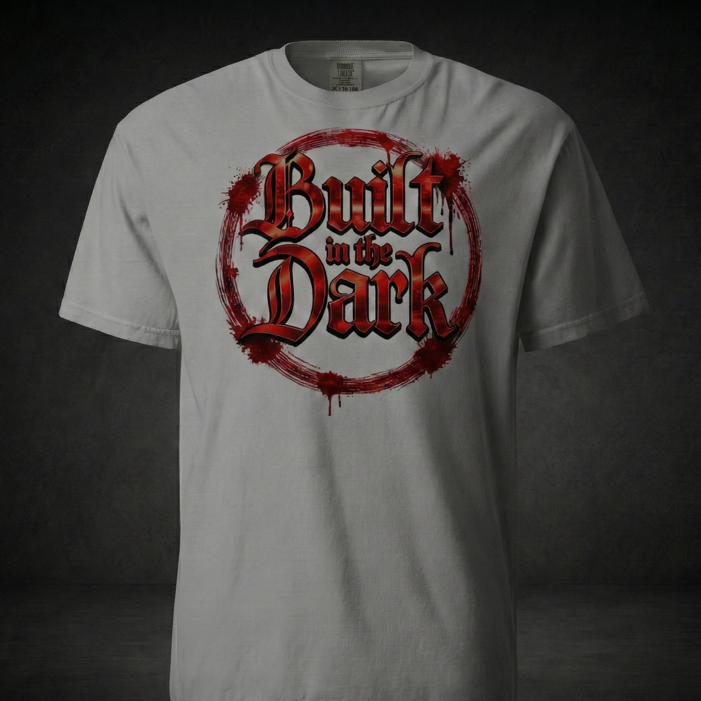 Built in the Dark T-Shirt (White) | Legacy-Inspired Streetwear by LGND
