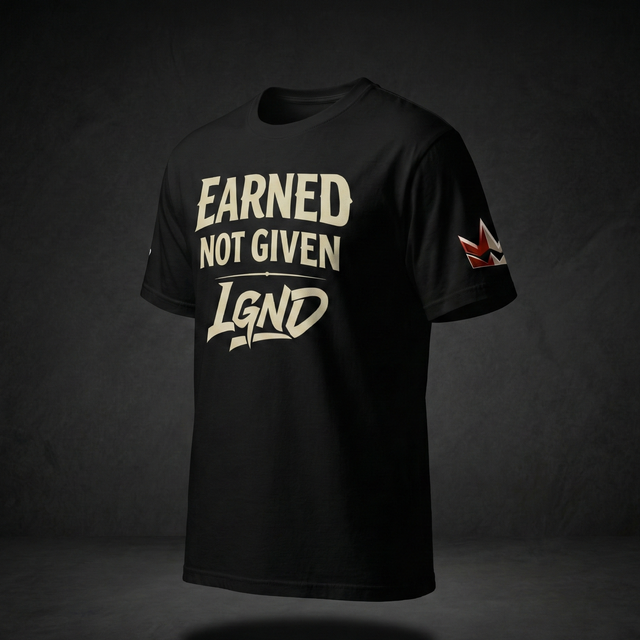 Earned Not Given T-Shirt (Black) | Legacy-Inspired Streetwear by LGND